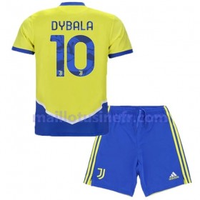 Maillot de Foot Juventus Paulo Dybala 10 Troisième 2021-22 - Enfant